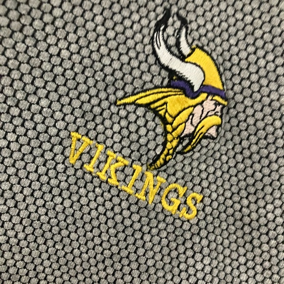 Vintage Minnesota Vikings nfl football true fan sportswear polo shirt size xl - Picture 12 of 12